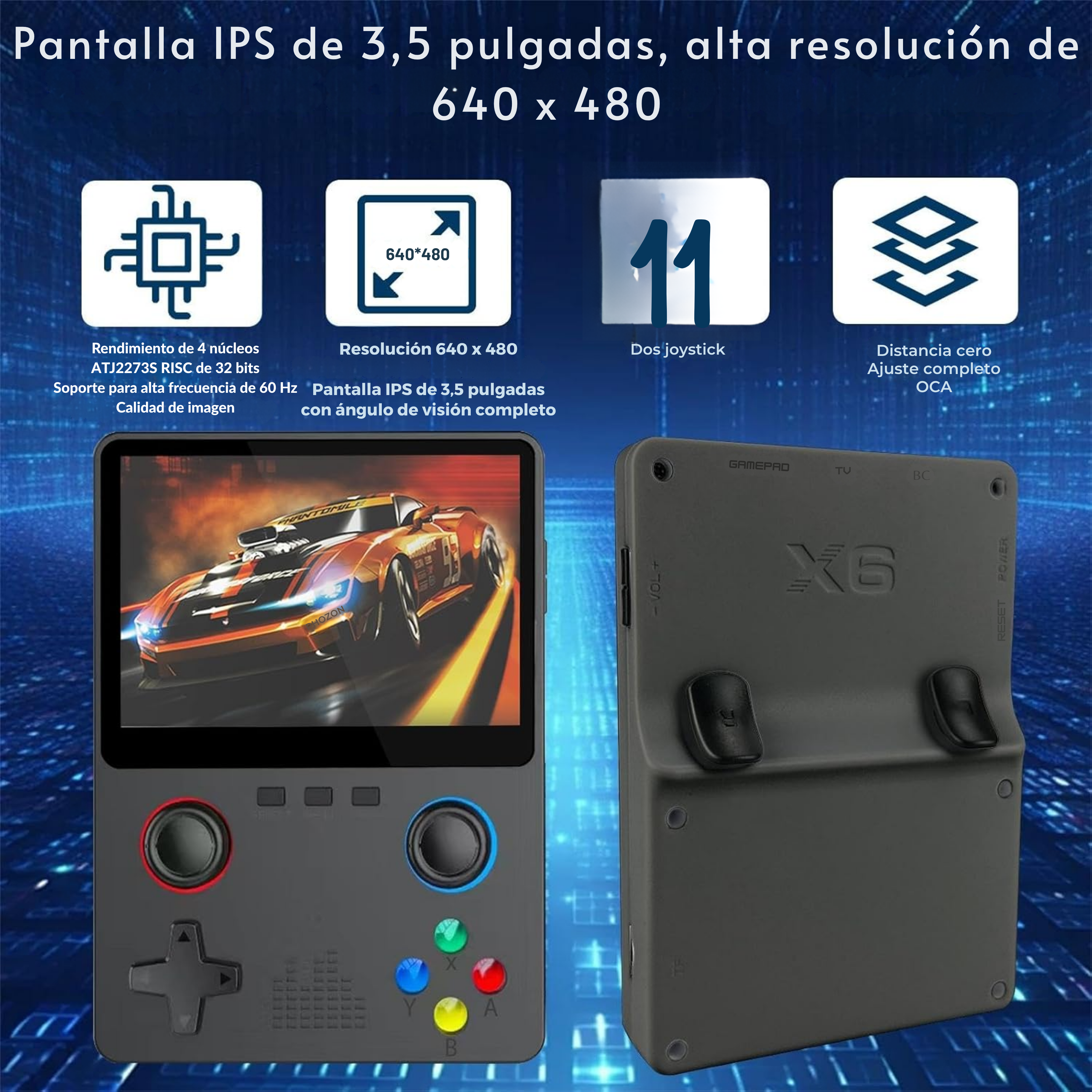 Consola Retro Portátil x6